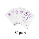 20/50/100 Pairs Patches for Building Hydrogel EyePads Eyelash Extension Paper Stickers Lint Free Under Eye Pads Makeup Supplies