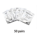20/50/100 Pairs Patches for Building Hydrogel EyePads Eyelash Extension Paper Stickers Lint Free Under Eye Pads Makeup Supplies