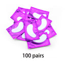 20/50/100 Pairs Patches for Building Hydrogel EyePads Eyelash Extension Paper Stickers Lint Free Under Eye Pads Makeup Supplies