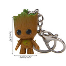 Flower Pot Groot Multifunction Storage Crafts Garden Flower Pot Cute Shape Children'S Toy Pencil Case Flower Pot Flower