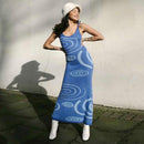 Green Vintage Dress Women Spaghetti Strap Sexy Bodycon Dress Casual Y2K  Paisley 2021 Fashion Party Dresses Women Beach Vestido