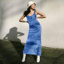 Green Vintage Dress Women Spaghetti Strap Sexy Bodycon Dress Casual Y2K  Paisley 2021 Fashion Party Dresses Women Beach Vestido