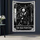 Tarot Card Tapestry Wall Hanging Astrology Divination Bedspread Beach Mat