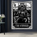 Tarot Card Tapestry Wall Hanging Astrology Divination Bedspread Beach Mat