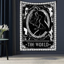 Tarot Card Tapestry Wall Hanging Astrology Divination Bedspread Beach Mat