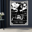 Tarot Card Tapestry Wall Hanging Astrology Divination Bedspread Beach Mat