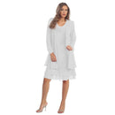 Fast Shipping Mother of The Bride Dresses 2021 Chiffon Plus Size Long Sleeve Wedding Party Gown robe de soirée de mariage платье