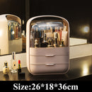 Transparent Cosmetic Storage Box Makeup Drawer Organizer Jewelry Nail Polish Make Up Container Desktop Beauty Storage Case