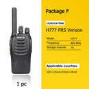 Retevis H777 Plus PMR 446 对讲机 1 或 2 个 PTT 对讲机 FRS H777 USB 便携式 PTT 双向无线电 用于狩猎