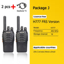 Retevis H777 Plus PMR 446 对讲机 1 或 2 个 PTT 对讲机 FRS H777 USB 便携式 PTT 双向无线电 用于狩猎