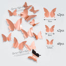 12Pcs 4D Hollow Butterfly Wall Sticker DIY Home Decoration Wall Stickers wedding Party Wedding Decors Butterfly Kids Room Decors
