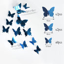 12Pcs 4D Hollow Butterfly Wall Sticker DIY Home Decoration Wall Stickers wedding Party Wedding Decors Butterfly Kids Room Decors