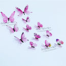 12Pcs 4D Hollow Butterfly Wall Sticker DIY Home Decoration Wall Stickers wedding Party Wedding Decors Butterfly Kids Room Decors