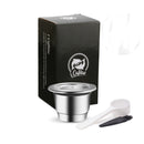 ICafilas SVIP Stainless Steel Coffee Capsule For Nespresso Reutilisable Inox Refillable Crema Espress Reusable Filter Pods