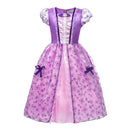 Girls Rapunzel Princess Cosplay Dresses Party Gift Belle Cinderella Aurora Snow White Sofia Mesh Ball Gown Birthday Costume