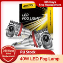 2Pcs Super Bright H11 H8 LED Yellow White H10 Led Fog Lights H16JP LED Bulb Car Driving Lamp for BMW Toyota Skoda Ford Lada