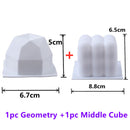 DIY Wax Candle Silicone Molds Soy Wax Candle Mold For Crafts Aromatherapy Plaster 3D Resin Mold Handmade Candle Holder Soap Form