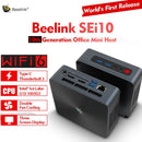 零刻SEi10商用迷你电脑 3.4GHz 英特尔 Ice Lake-U i3-1005G1 WiFi 6 4K三屏显示迷你电脑 Windows 10 电脑电视盒
