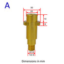 Metal Adapter Foam Nozzle Foam Generator Foam Gun High Pressure Washer Soap Foamer for Nilfisk Karcher Huter Elitech Lavor