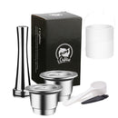 ICafilas SVIP Stainless Steel Coffee Capsule For Nespresso Reutilisable Inox Refillable Crema Espress Reusable Filter Pods