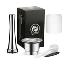 ICafilas SVIP Stainless Steel Coffee Capsule For Nespresso Reutilisable Inox Refillable Crema Espress Reusable Filter Pods