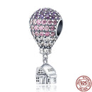 Hot Sale 100% Real 925 Sterling Silver Ariel Balloon Charm Fit Original Pandora Bracelet Making Fashion DIY Jewelry For Women