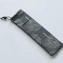 New Portable Pillow Bag Knife Fork Chopsticks Bag Soft 1Pc Air Cotton Zipper Travel Cutlery Bag Storage Supplies