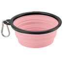 Furrybaby 350ML/1000ML 1PC Collapsible Dog Bowls for Travel Dog Portable Water Bowl for Dogs Dish for Traveling Camping Walking