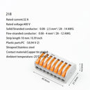 30/50/100pcs Universal Cable wire Connectors 222 TYPE Fast Home Compact wire Connection push in Wiring Terminal Block 2-8 Pin