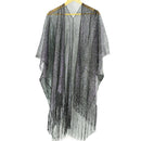Tassel gold bikini cover up Sexy beach dress tunics for women beachwear 2021 Summer See through swimsuit cover-ups kaftan new