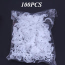 50/100 Pcs Plastic Plant Support Clips for Tomato Hanging Trellis Vine Connects Plants Greenhouse Vegetables Garden Ornament