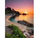 5D DIY Diamond Painting Landscape Sunset Sea Kit Full Drill Embroidery Scenery Mosaic Art Picture of Rhinestones Home Decor Gift