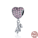 Hot Sale 100% Real 925 Sterling Silver Ariel Balloon Charm Fit Original Pandora Bracelet Making Fashion DIY Jewelry For Women