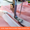 Industrial sewing machine presser foot flatcar 0.3 presser zipper foot