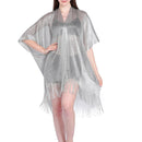 Tassel gold bikini cover up Sexy beach dress tunics for women beachwear 2021 Summer See through swimsuit cover-ups kaftan new
