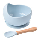 1Set Silicone Baby Feeding Bowl Tableware for Kids Waterproof Suction Bowl With Spoon Children's Dishes Kitchenware Baby Stuff