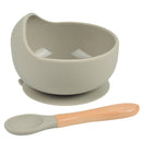 1Set Silicone Baby Feeding Bowl Tableware for Kids Waterproof Suction Bowl With Spoon Children's Dishes Kitchenware Baby Stuff