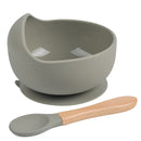 1Set Silicone Baby Feeding Bowl Tableware for Kids Waterproof Suction Bowl With Spoon Children's Dishes Kitchenware Baby Stuff