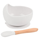 1Set Silicone Baby Feeding Bowl Tableware for Kids Waterproof Suction Bowl With Spoon Children's Dishes Kitchenware Baby Stuff