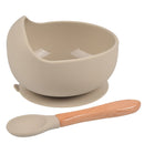 1Set Silicone Baby Feeding Bowl Tableware for Kids Waterproof Suction Bowl With Spoon Children's Dishes Kitchenware Baby Stuff