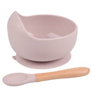 1Set Silicone Baby Feeding Bowl Tableware for Kids Waterproof Suction Bowl With Spoon Children's Dishes Kitchenware Baby Stuff