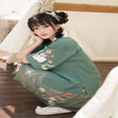 汉服古装连衣裙女改良汉服日常短袖常服汉服Cosplay服饰汉元素学生套装