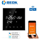 Beok 3A Water Floor Heating System Smart WIFI Thermostat Central Heating Wiring Centres Hub Controller Actuators for Gas Boiler