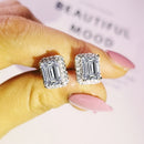 2021 New Arrival Fashion Luxury 925 Sterling Silver Pink CZ Drop Stud Earing  For Women Valentine's Day Gift Z5