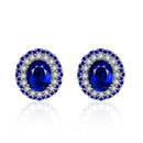2021 New Arrival Fashion Luxury 925 Sterling Silver Pink CZ Drop Stud Earing  For Women Valentine's Day Gift Z5