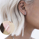 2021 New Arrival Fashion Luxury 925 Sterling Silver Pink CZ Drop Stud Earing  For Women Valentine's Day Gift Z5
