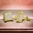 2021 New Arrival Fashion Luxury 925 Sterling Silver Pink CZ Drop Stud Earing  For Women Valentine's Day Gift Z5