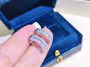 2021 New Arrival Fashion Luxury 925 Sterling Silver Pink CZ Drop Stud Earing  For Women Valentine's Day Gift Z5