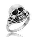 Silver Dry Head Men Ring