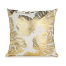 Gold Black Christmas Pillow Cover Living Room Decorative Pillowcases Cushion Couch Plaid Chair Cushion Home Cover 45*45 Cm